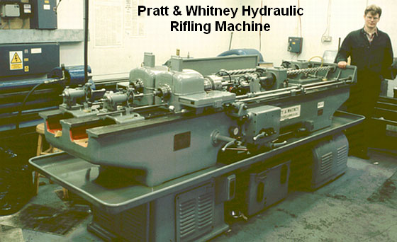 Pratt & Whitney Cut rifling hydraulic machine