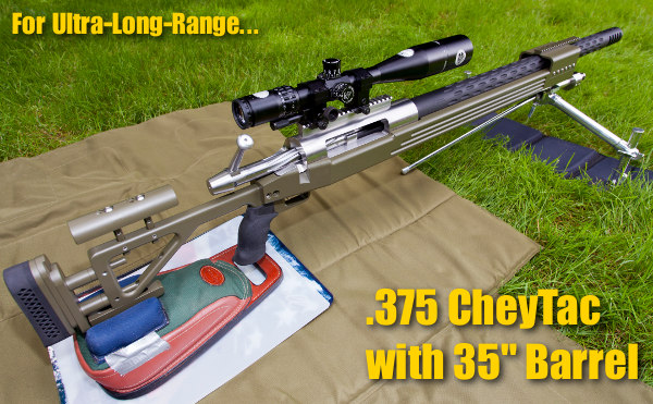 Darrell Buell ELR Rifle .376 Cheytac BAT Action 35