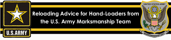 USAMU Reloading tips Army Marksmanship