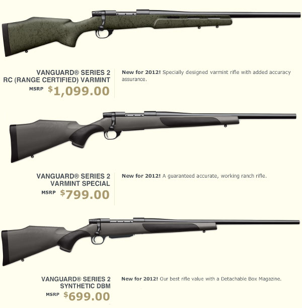 Weatherby s New for 2012 Rifles Unveiled Daily Bulletin Weatherby s New for 2012 Rifles Unveiled Daily Bulletin