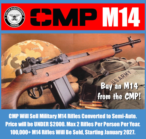 CMP M14 rifle sale january 2027
