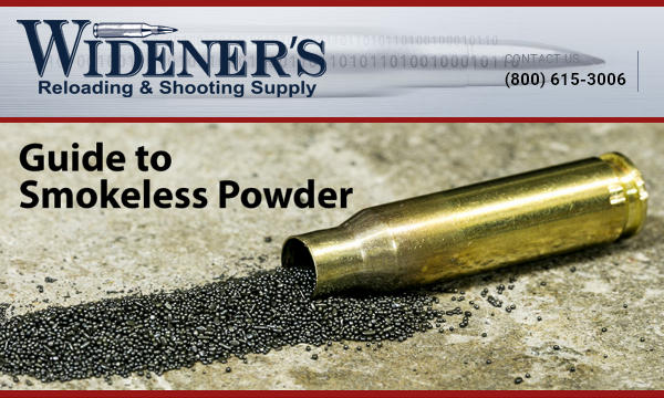 Widener's Reloading Smokeless Powder propellant Guide