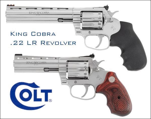 Colt king cobra .22 LR Rimfire revolver
