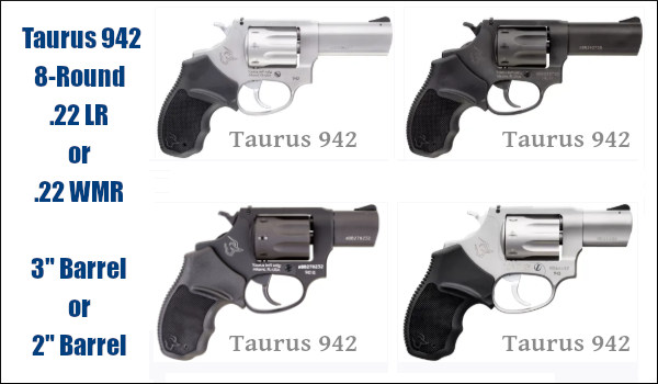 Taurus 942 ultra-lite wheelgun .22 LR rimfire revolver