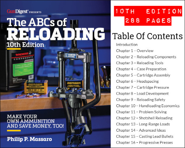 ABCs of Reloading 10th Edition Phil Massaro Gun Digest