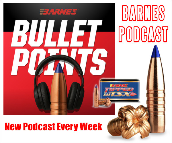 Barnes bullets podcasts youtube vor-tx ttsx tsr tsx copper bullets