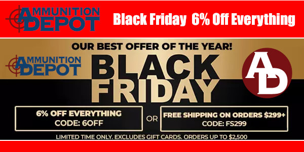 ammunition depot black friday sale