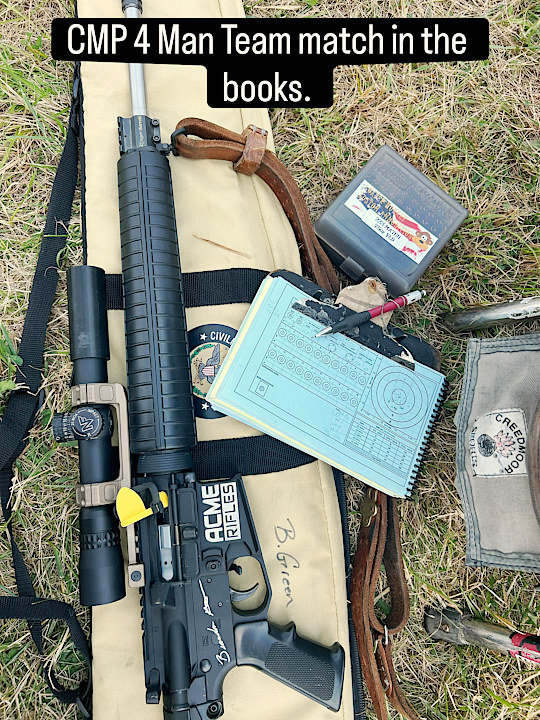 2026 camp perry ar15 service rifle team brandon green