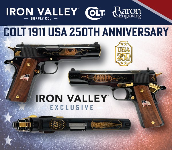 colt 250th united states anniversary 1911 special edition iron valley supply