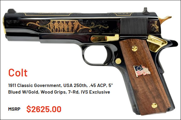 colt 250th united states anniversary 1911 special edition iron valley supply