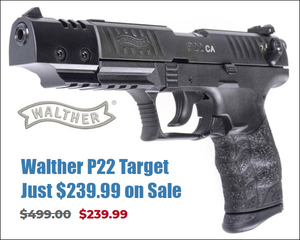 walther p22 pistol target free federal .22 LR rimfire ammunition punch ammo