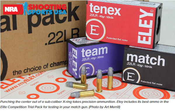 eley killough .22 LR rimfire ammunition ammo trial pack elite hunting semi-auto five 5-pack