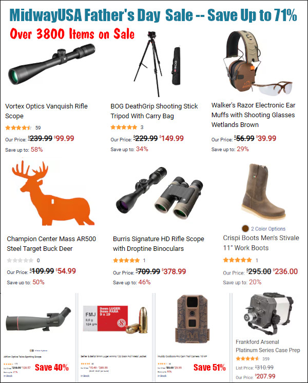 Midwayusa Fathers Day sale 2026