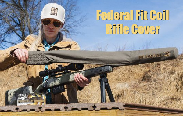 federal fit coil adjustable fabric rifle case cover