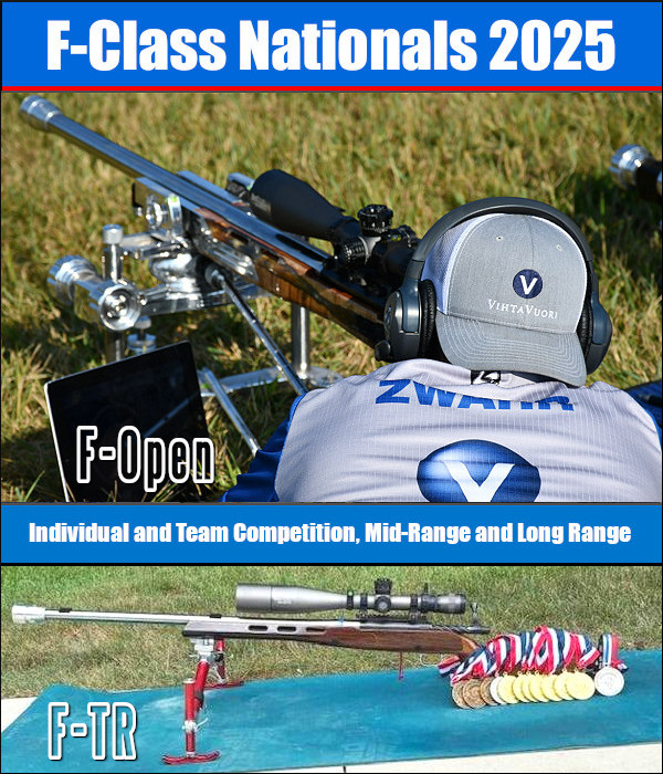 2025 F-Class National Championship Winnequah Gun Club Lodi Wisconsin