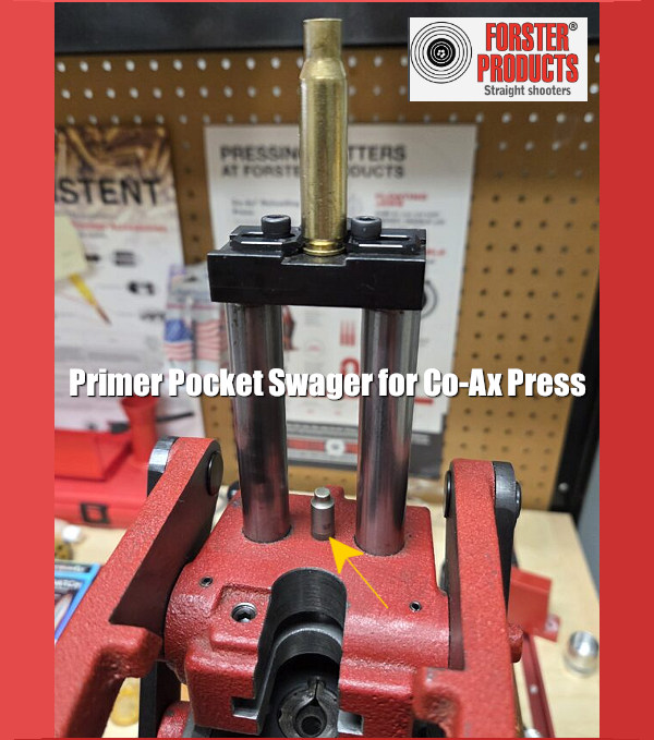 new forster co-ax press swage primer pocket swaging tool small large