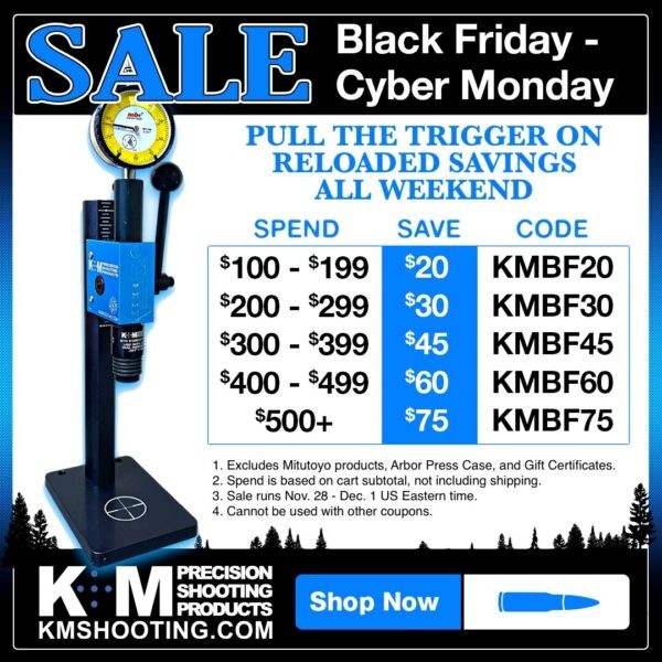 Black friday sale discount K&M KM tool arbor press cyber monday