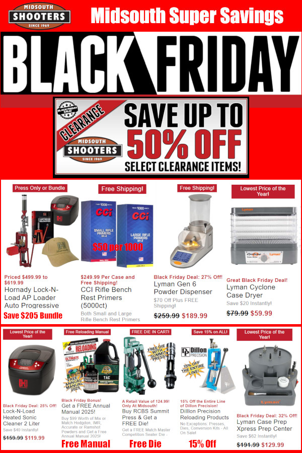 midsouth shooters Black Friday sale