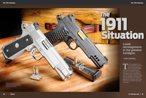 gun digest 79th edition 1911 pistol handgun