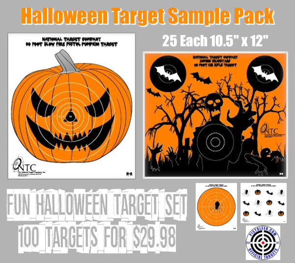 NTC Pistoleer Halloween sample pack target zombie pumpkin