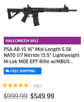 halloween sale ar15 tactical palmetto