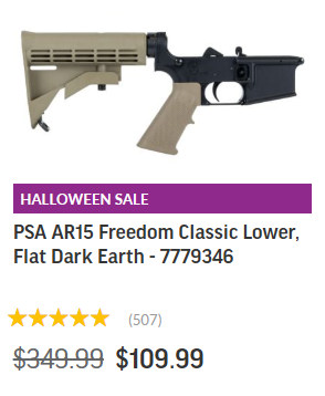 halloween sale ar15 lower