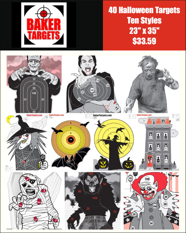halloween paper targets