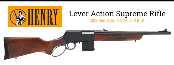 henry repeating arms lever action supreme rifle of year guns ammo