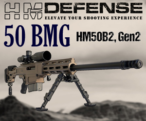 HM Defense 50 BMG Rilfle and HM15 rifles