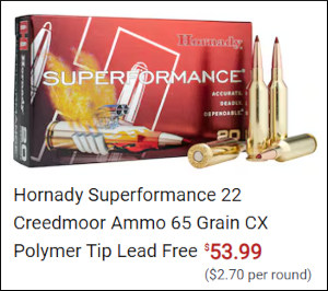 hornady 22 creedmoor