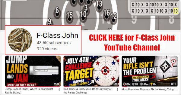 youtube 2026 f-class john videos