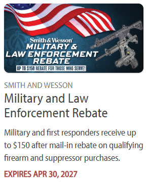 smith wesson military law enforcement rebate