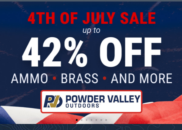 july 4 sale 2025 powder valley discount Coupon