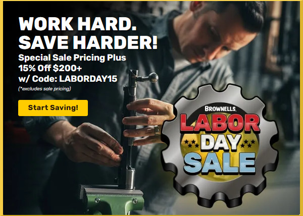 labor day sale brownells ld15 code