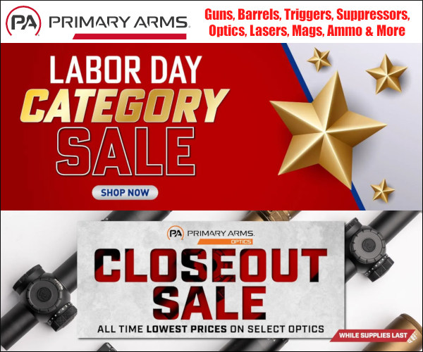 Primary arms labor day sale