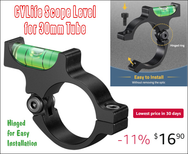Scope Optic bubble level 30mm 1
