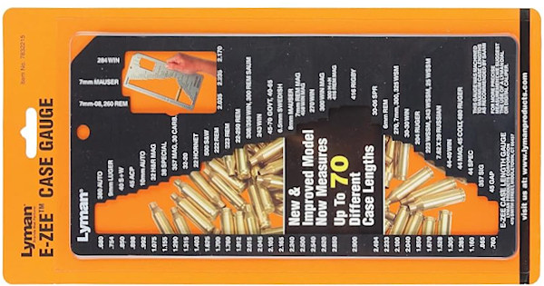 lyman case gauge E-zee ii black white