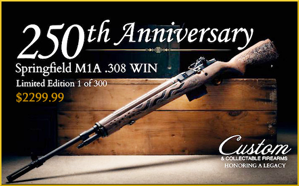 springfield armory 250th M1A m14 special edition collectable firearms