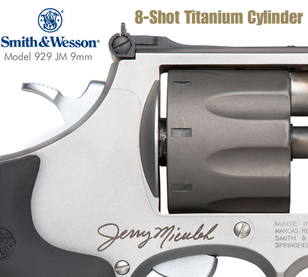 Jerry Miculek 929 Smith Wesson S&W revolver titanium