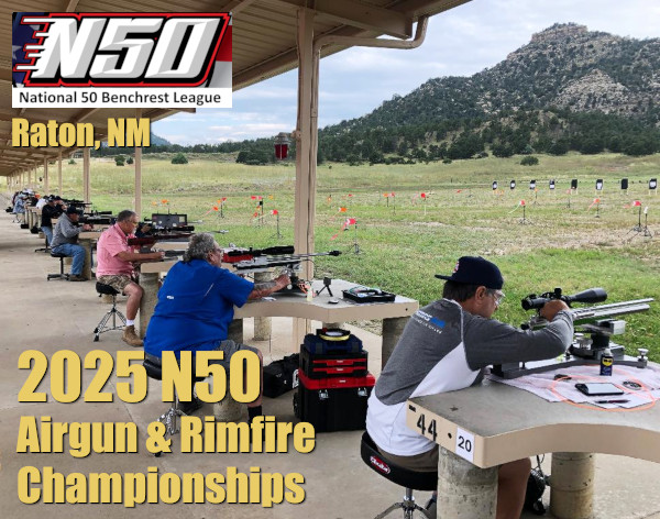 N50 national league air rifle airgun .22 LR rimfire raton nm august 2025