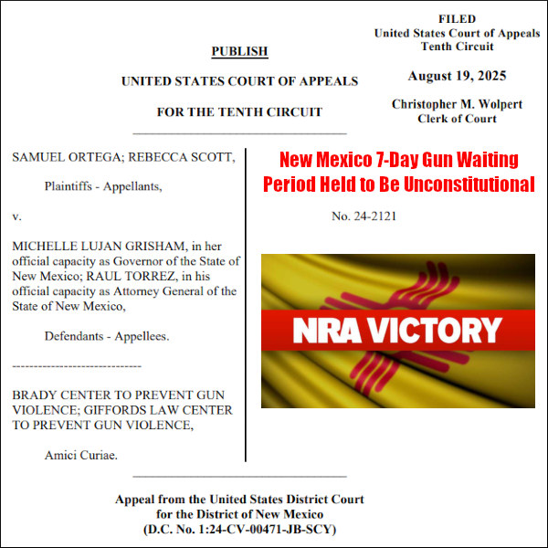 new mexico gun law 10th circuit waiting period ruling