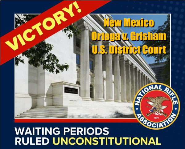 ortega grisham gun firearms waiting period second amendment new mexico constitutional