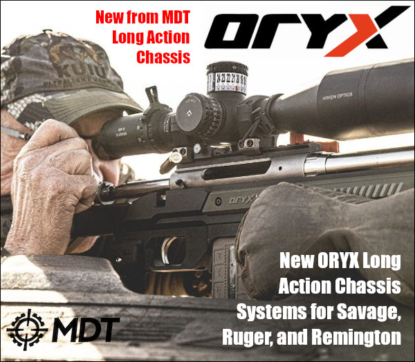 mdt oryx long action chasses remington savage ruger new