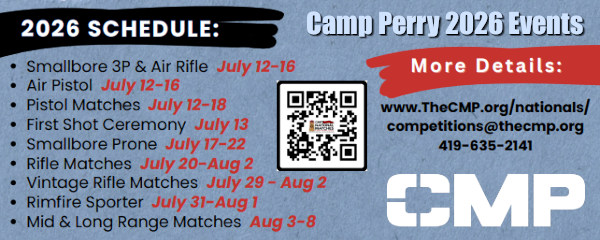 Camp Perry National matches 2026 calendar