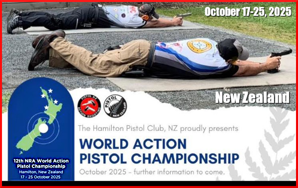 Bruce Piatt new zealand world pistol championship 2025 october