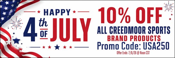 Creedmoor Sports July 250 years discount code USA250