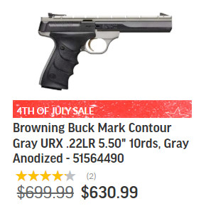 browning buckmark .22 LR rimfire pistol