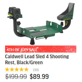 lead sled rifle rest