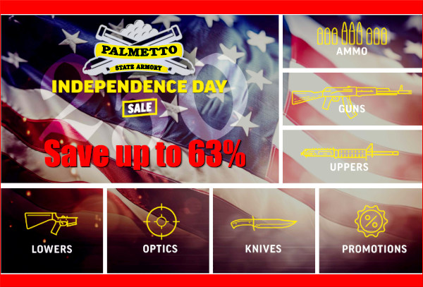 palmetto state armory 4th july independence day sale ar15 ammo vortex scopes