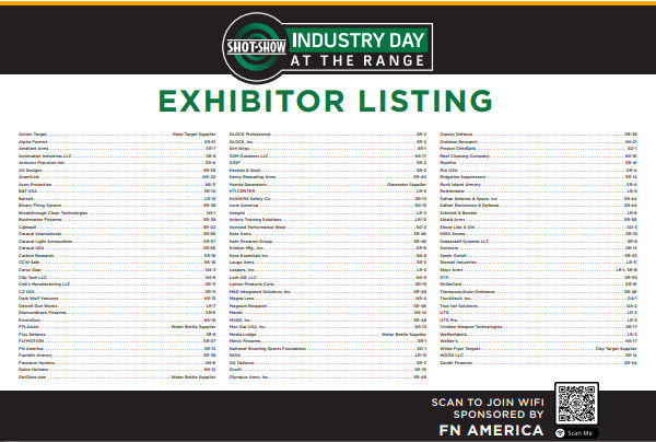 media industry day range boulder rifle pistol club las vegas nevada shot show 2025 nssf